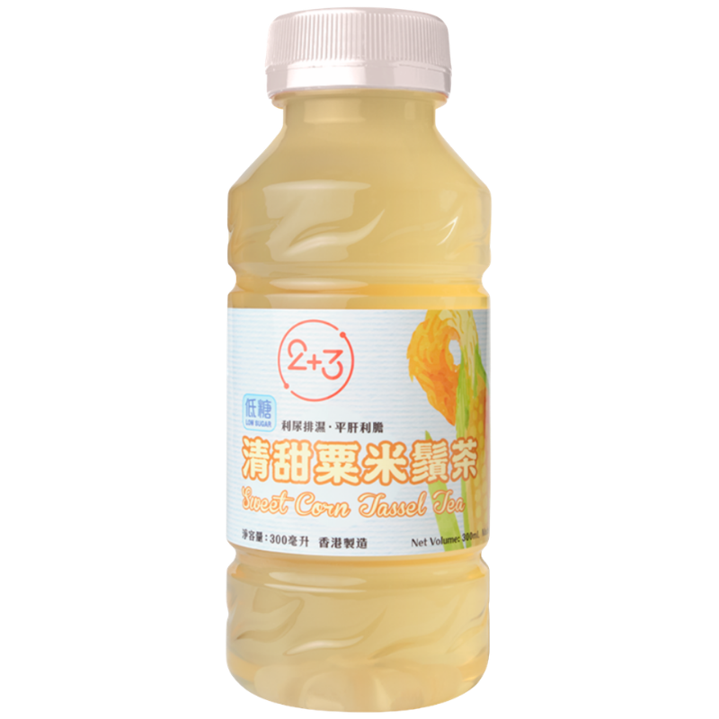 2+3® 低糖清甜粟米鬚茶